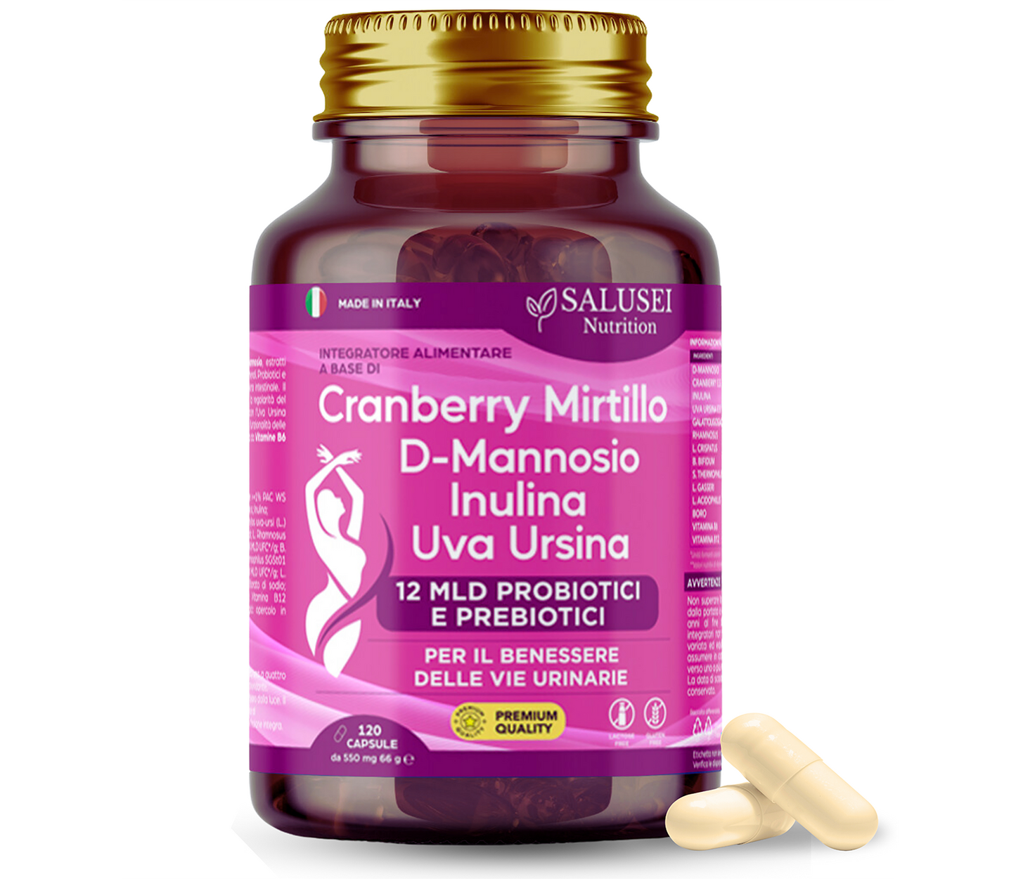 Capsule Probiotici Donna SALUSEI Nutrition