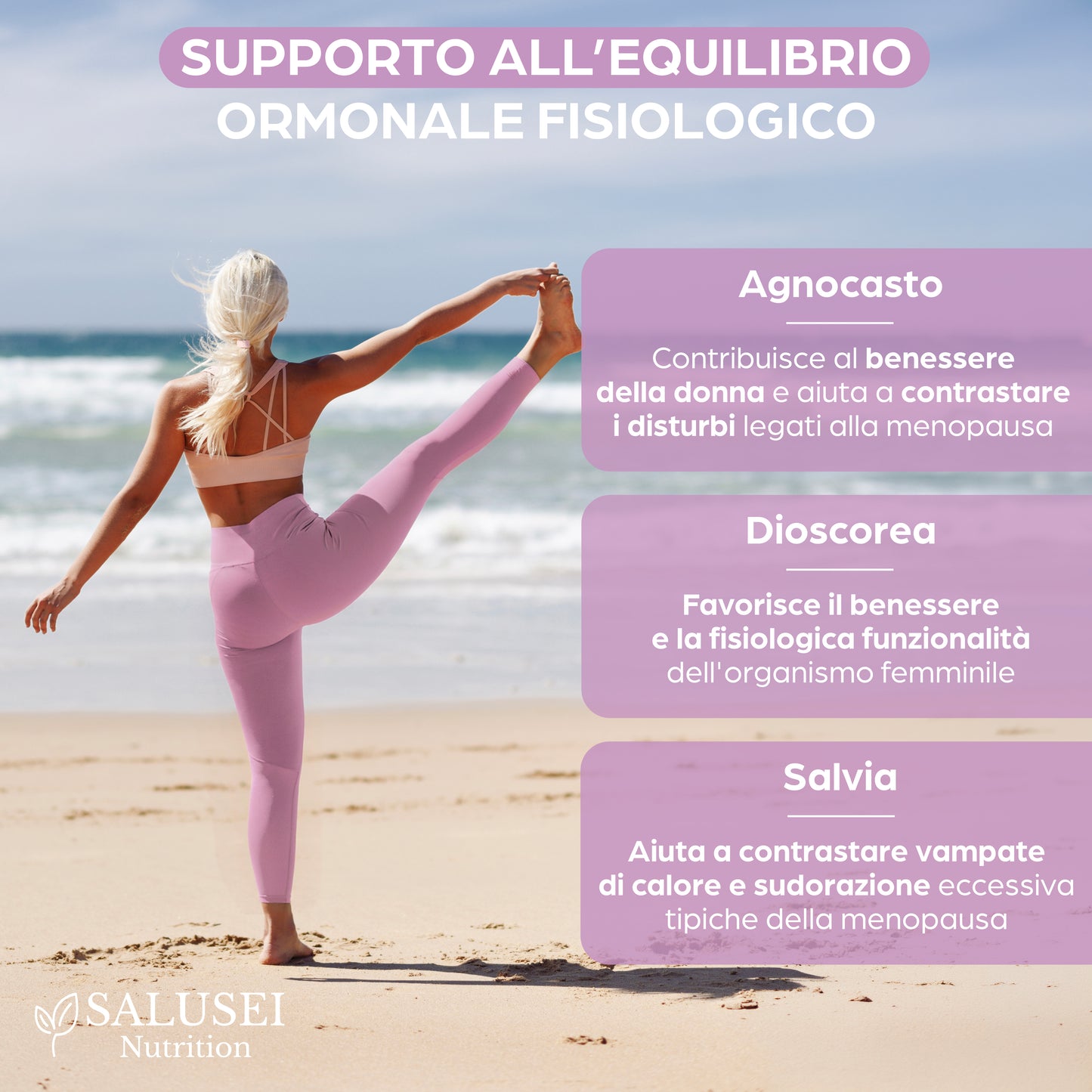 Harmonea FORTE | Integratore Menopausa con Isoflavoni di Kudzu, Trifoglio Rosso,