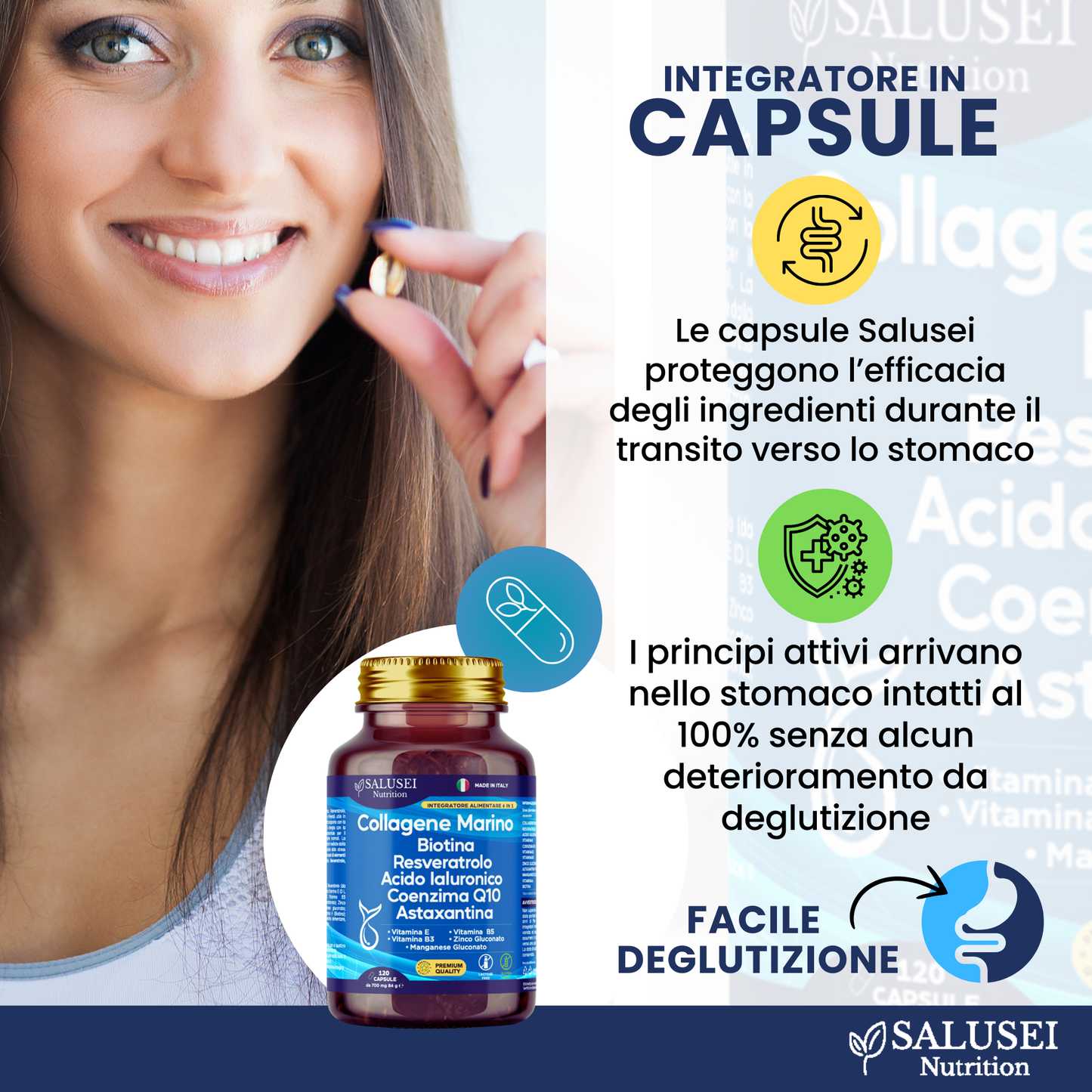 Integratore Collagene Marino SALUSEI Nutrition