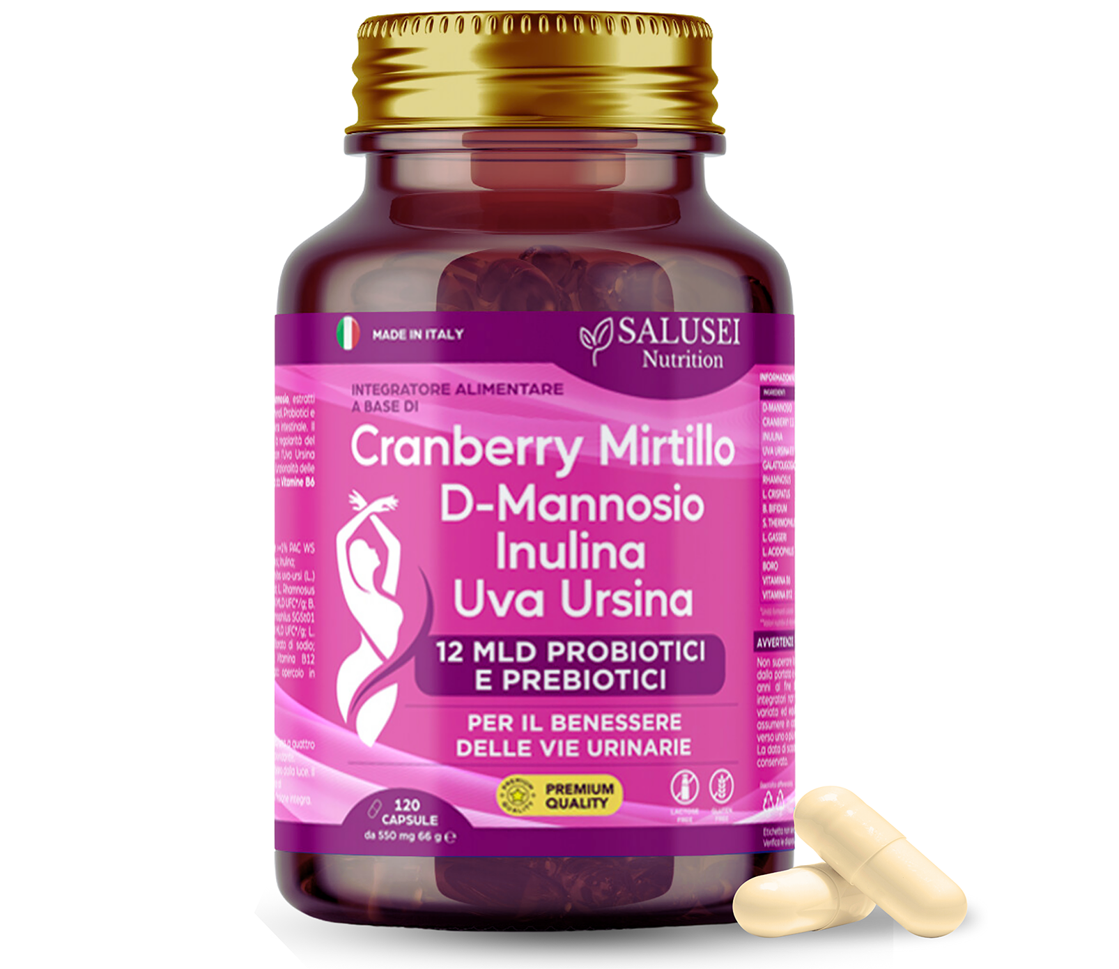 Capsule Probiotici Donna SALUSEI Nutrition