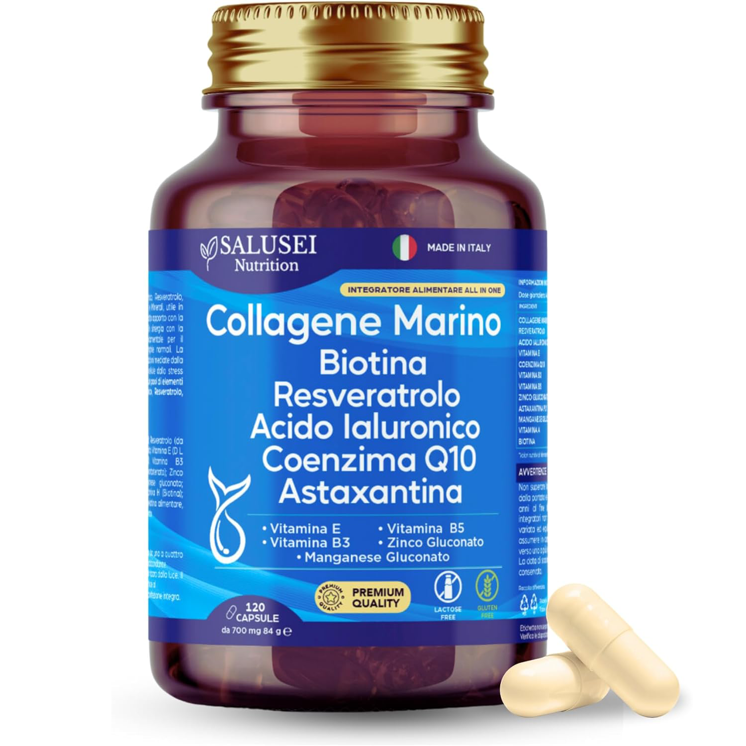 Integratore Collagene Marino SALUSEI Nutrition