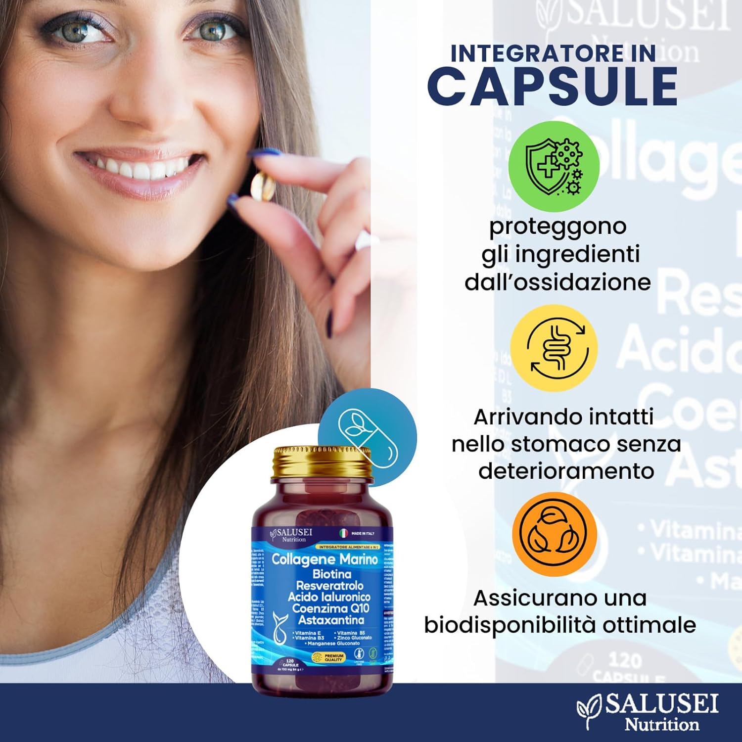 Integratore Collagene Marino SALUSEI Nutrition