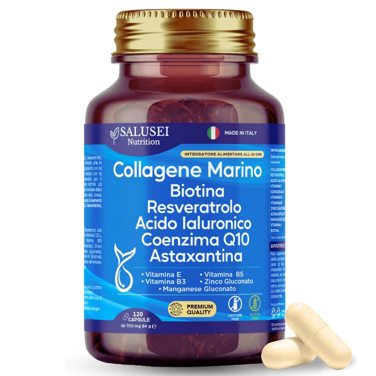 Integratore Collagene Marino SALUSEI Nutrition