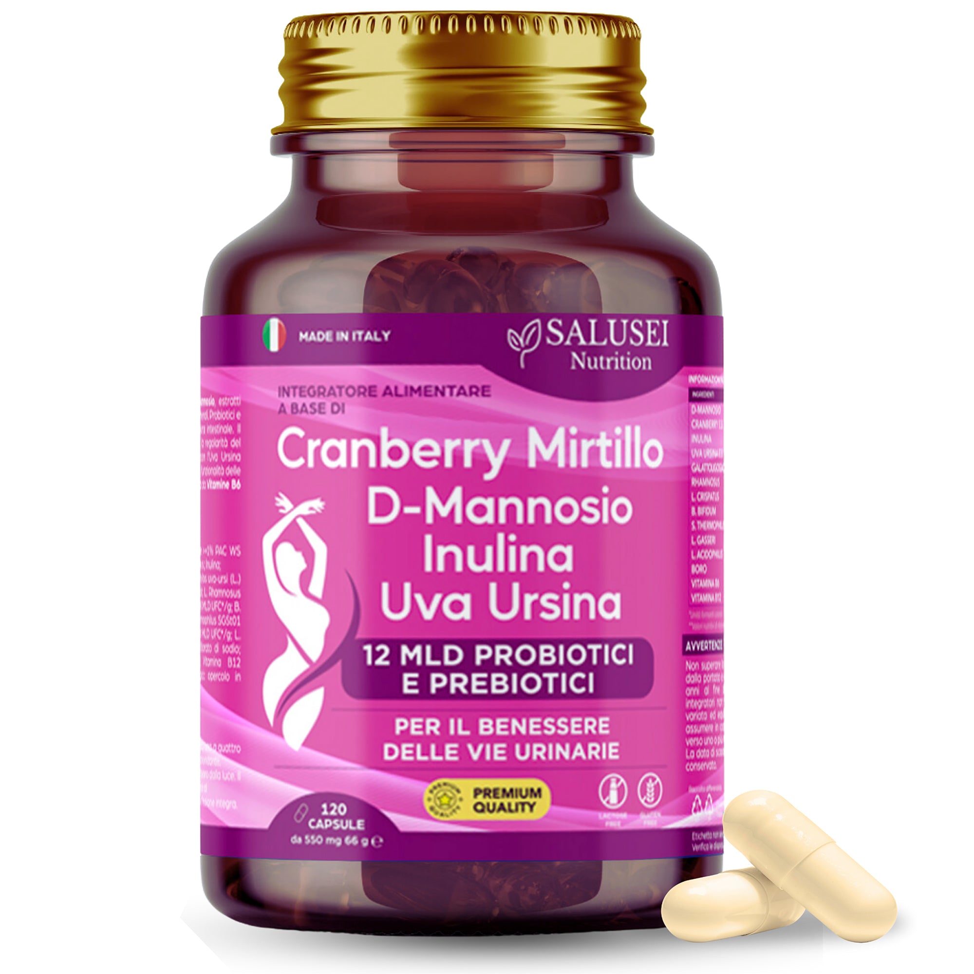 Capsule Probiotici Donna SALUSEI Nutrition