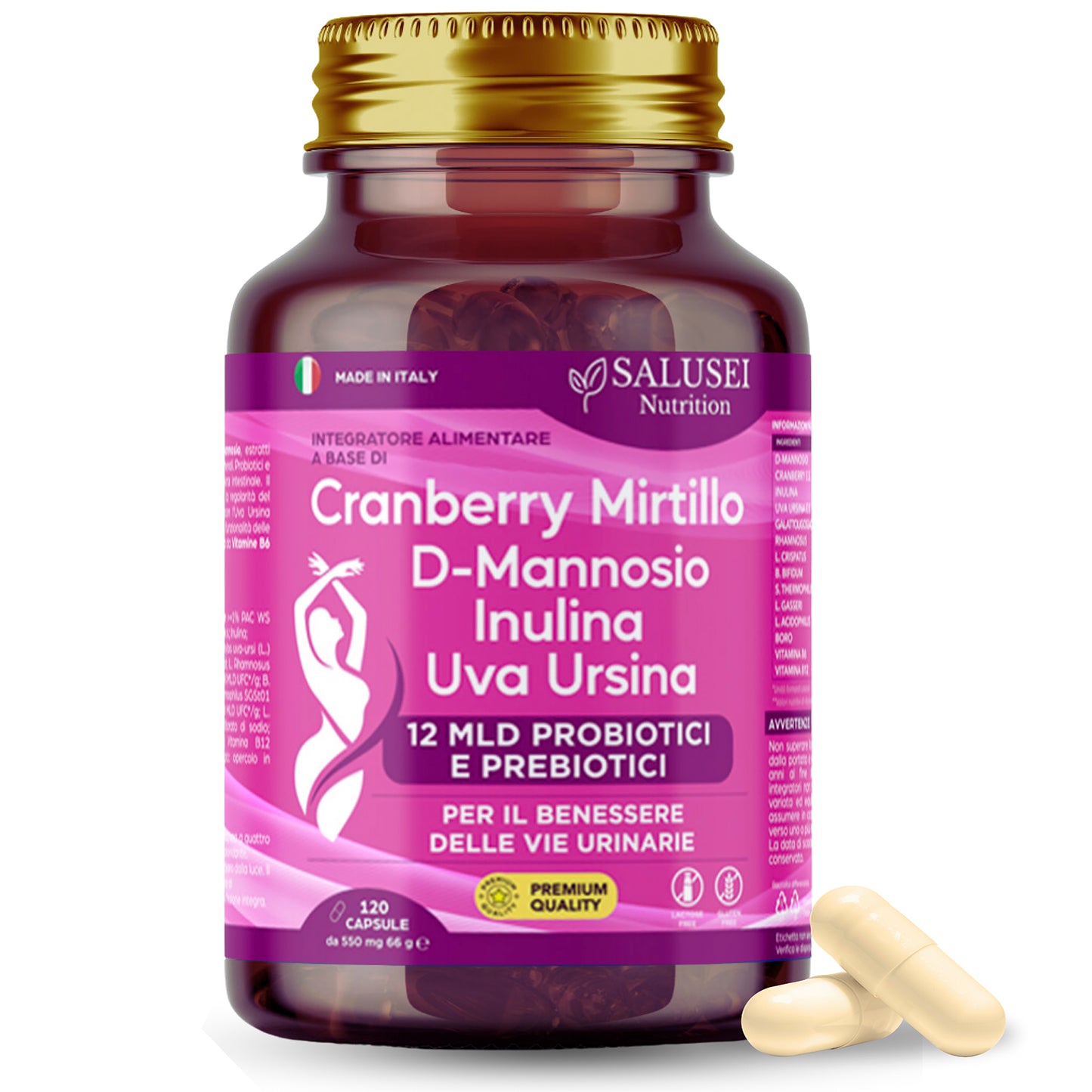 Capsule Probiotici Donna SALUSEI Nutrition