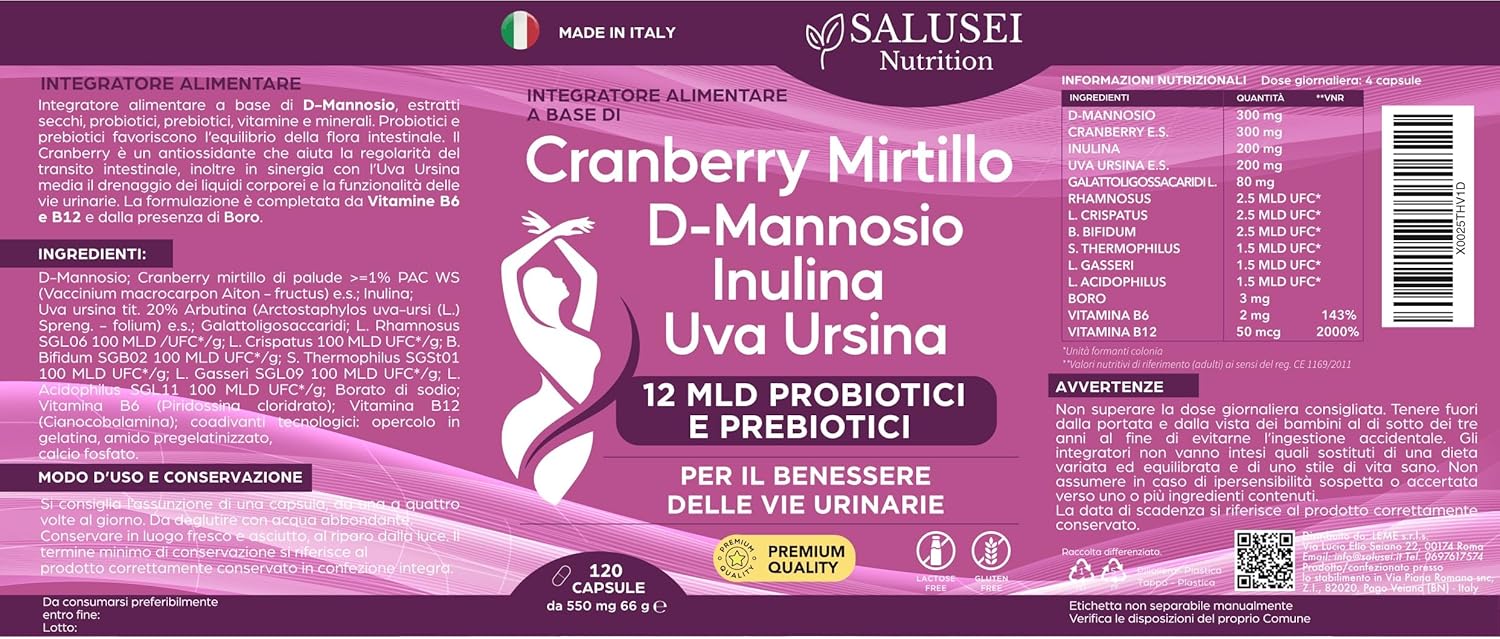 Capsule Probiotici Donna SALUSEI Nutrition